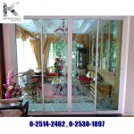 ติดตั้งงานกระจกแกะลาย - ห้างหุ้นส่วนจำกัด กิจพัฒนาอลูมิเนียม 