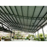 cellular beam โครงสร้างเหล็กหลังคากลางแจ้ง - บริษัท เจจี ดีไซน์ แอนด์ บิวด์ จำกัด
