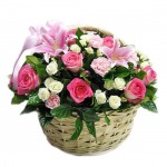 กระเช้าดอกไม้ - พีระพลดอกไม้ -  จันทบุรี