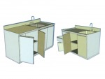 อ่างล้างพร้อมตู้เก็บอุปกรณ์ - SK Stainless Kitchen Co Ltd