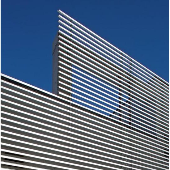 แผงบังแดดอลูมิเนียม (SUN LOUVRE) ฝ้า  ผนัง  แผงบังแดดอลูมิเนียม  แผ่นปิดผนัง  แผงบังแดดดินเผาขึ้นรูป  เรซิ่น  อะคริลิค  กระจก 