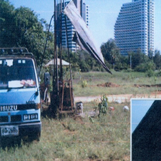 เครื่องเจาะสำรวจชั้นใต้ดิน 01 เครื่องเจาะสำรวจชั้นใต้ดิน 