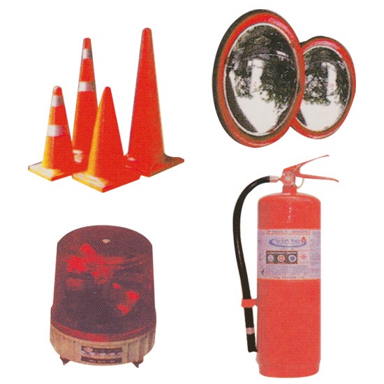 อุปกรณ์จราจร อุปกรณ์เซฟตี้  อุปกรณ์เพื่อความปลอดภัยส่วนบุคคล  อุปกรณ์เพื่อความปลอดภัย  อุปกรณ์ปลอดภัย  อุปกรณ์จราจร  กรวยจราจร  กระจกโค้ง   เสื้อจราจร  ไฟหมุน 