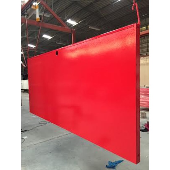 ประตูเหล็กบานเดี่ยว รับพ่นสีฝุ่น บางพลี 