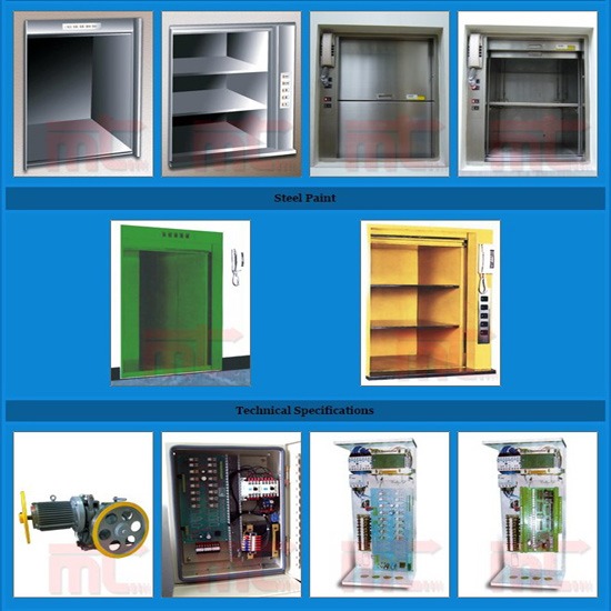 ลิฟท์ขนสินค้าและขนอาหารขนาดเล็ก (Dumbwaiter)