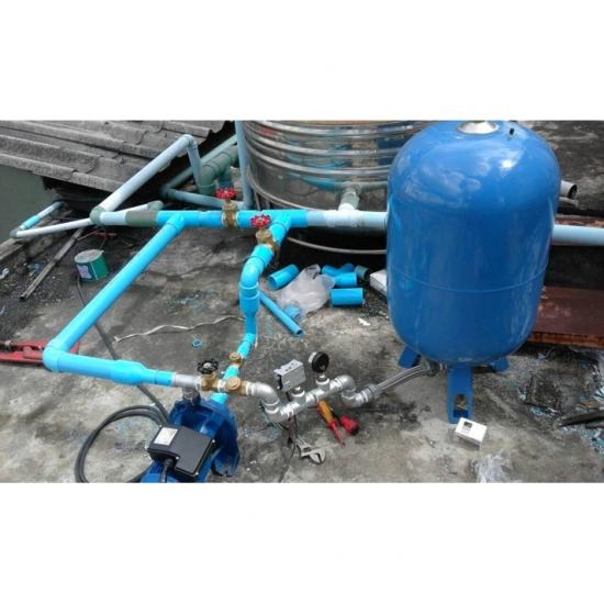 รับติดตั้งปั๊มแรงดัน รับติดตั้งปั๊มแรงดัน  ติดตั้ง booster pump 