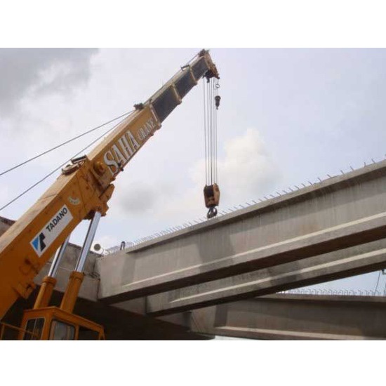 ยกคานสะพาน รถเครน 