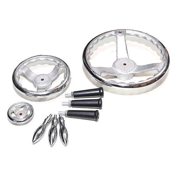 พวงมาลัย ด้ามจับเหล็ก  ด้ามจับพลาสติก  พวงมาลัยมือหมุน 