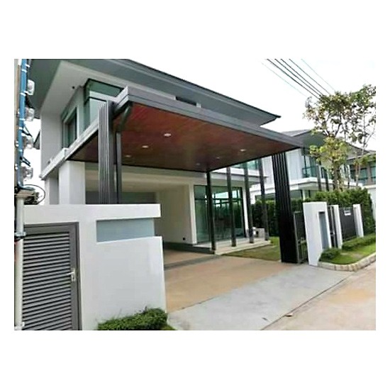 รับทำหลังคาสไตล์โมเดิร์นนนทบุรี หลังคาสไตล์โมเดิร์นนนทบุรี  รับทำโครงหลังคานนทบุรี 