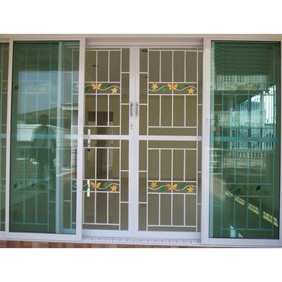 มุ้งลวด มุ้วลวด  ประตูเหล็กดัด 