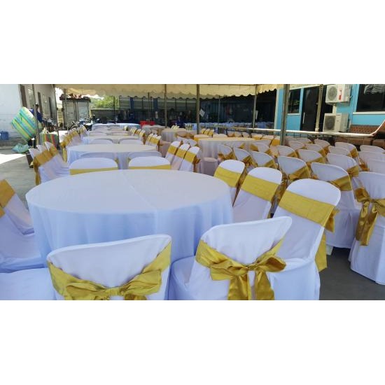 โต๊ะกลมจัดงานเลี้ยง โต๊ะจัดงานเลี้ยง รามอินทรา  โต๊ะจัดงานเลี้ยง คู้บอน 