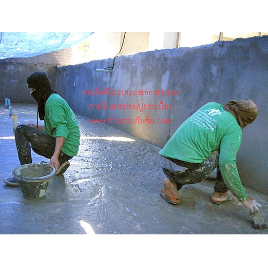 ผลงานทำระบบกันซึม บริษัท วู้ด ดีไซน์ แอนด์ เทรดดิ้ง จำกัด