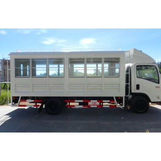 รถบรรทุกโดยสาร 6 ล้อ ต่อคอกสูงรถบรรทุก  ต่อคอกอลูมิเนียม  ต่อตัวถังรถสิบล้อ  รถบรรทุกโดยสาร 6 ล้อ 