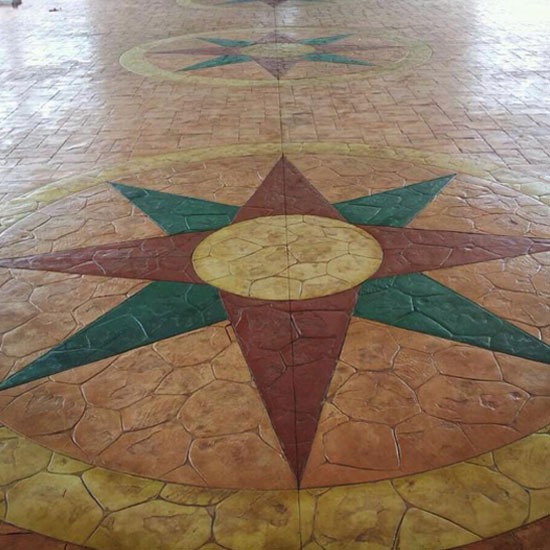 พื้นคอนกรีตพิมพ์ลาย พื้นคอนกรีตพิมพ์ลาย 