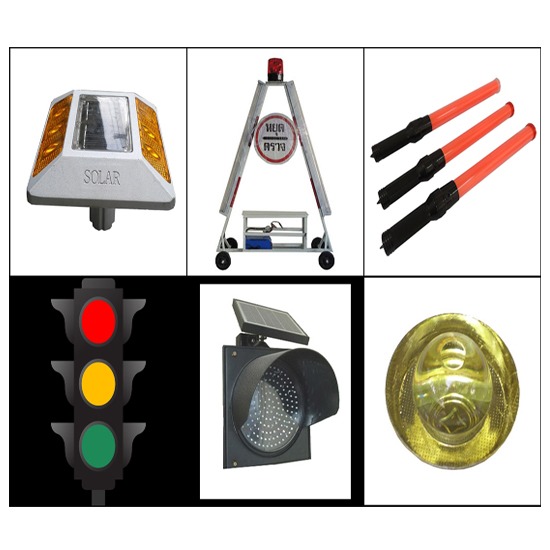 อุปกรณ์จราจร  สัญญาณไฟ ไซเรน ไฟสัญญาณจราจร กระบองไฟจราจร  อุปกรณ์จราจร  กรวยจราจร แผงกั้นจราจร สัญญาณไฟ กระบองไฟฉาย ไซเรน ป้ายจราจร เสื้อสะท้อนแสง เสาล้มลุก 