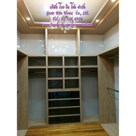 ตู้เสื้อผ้าห้องแต่งตัว ผลิตเฟอร์นิเจอร์  รับงานตกแต่งภายใน  ตกแต่งภายในคอนโดมิเนียม  เตียงนอน  ตู้เสื้อผ้า  โต๊ะเครื่องแป้ง  ชุดโต๊ะหนังสือ  ตู้เก็บหนังสือ  ตู้วางทีวี  เคาน์เตอร์วางทีวี  ชุดโต๊ะทานอาหาร  งานไม้  บิ้วอิน 