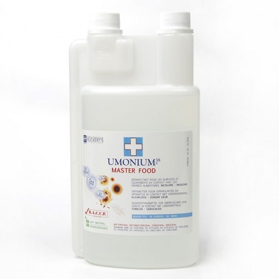 สารทำความสะอาด UMONIUM38 Master food ราคาส่ง  สารทำความสะอาด UMONIUM38 Master food ราคาส่ง  น้ำยา UMONIUM ราคา  UMONIUM38 ราคา  UMONIUM38 ส่วนประกอบ  น้ำยาฆ่าเชื้อไวรัส 