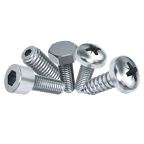 สกรูและโบลท์ Screws and Bolts สลักผ่าข้าง  สลักทรงกระบอก  สลักสไปร่อน  สลักปลอกเบ่ง  ปิ๊นสแตนเลส  สลักทรงเรียว สลักแบบเคลฟวิส  บานพับประตู  น็อตสกรูสำหรับงานชีทเมทัล  น็อตสกรูสำหรับงานไม้  สกรูยึดโลหะ  อุปกรณ์แผงวงจรไฟฟ้า  แหวนล็อค  น๊อตสกรู  สกรู 