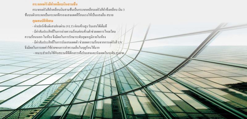 ผู้ผลิตขายส่งกระจกแผ่รังสีต่ำเคลือบเงินสามชั้น TLE ซีซีกลาส คอร์ป อยุธยา.jpg