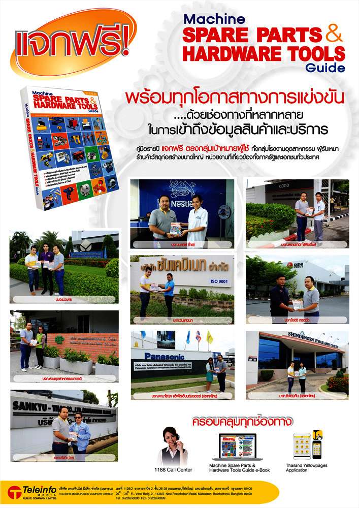 แจกจ่าย Machine Spare Parts and Hardware Tools - Poster